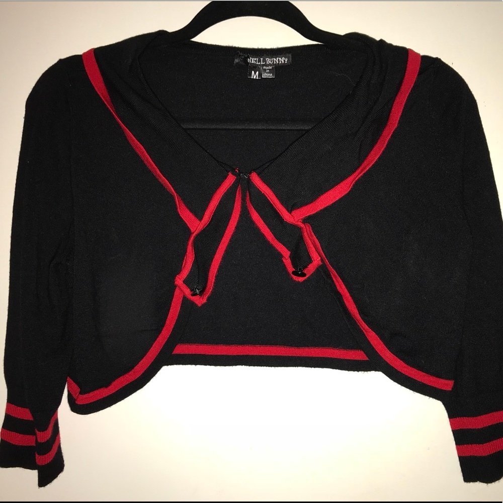 Hot Topic Sweater Size M Hell Bunny
